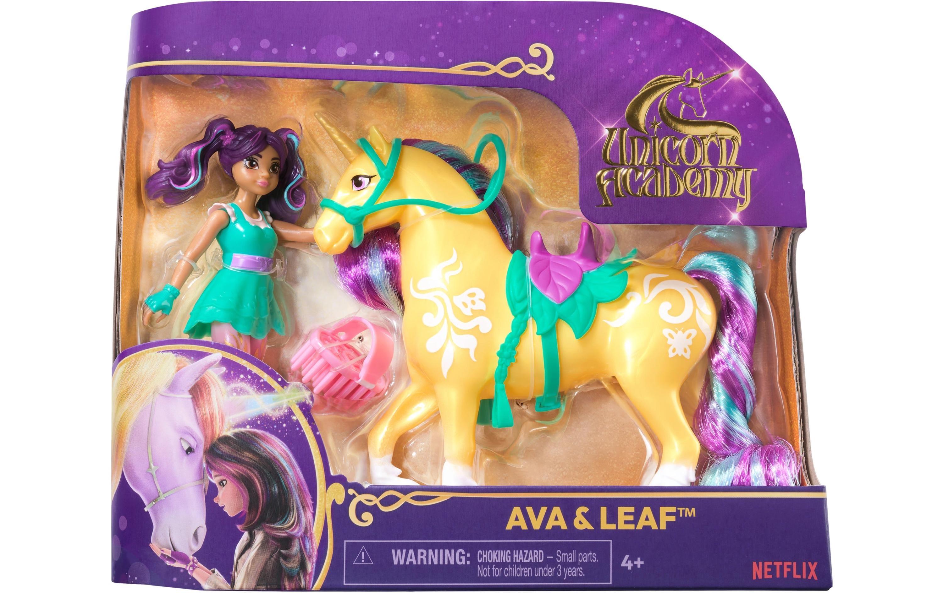 Spinmaster Unicorn Academy Ava Doll & Leaf Unicorn