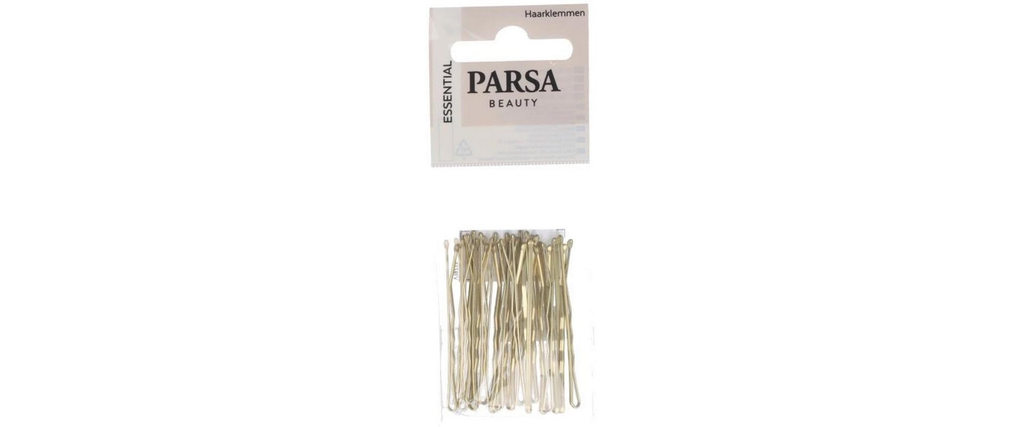 Parsa Beauty Haarklemme gewellt, Gold 20 Stück