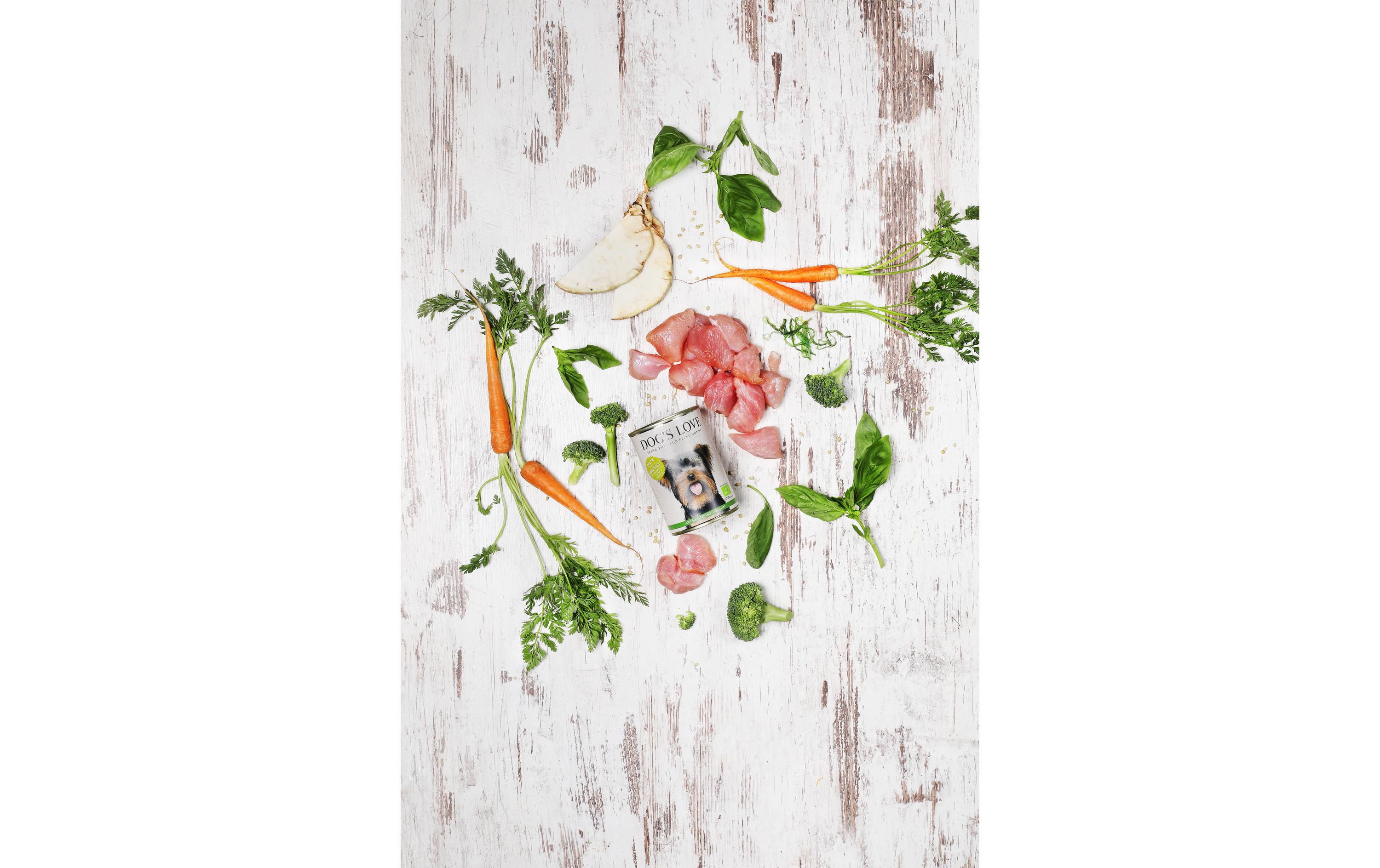 Dog's Love Nassfutter BIO Adult Huhn, 200 g