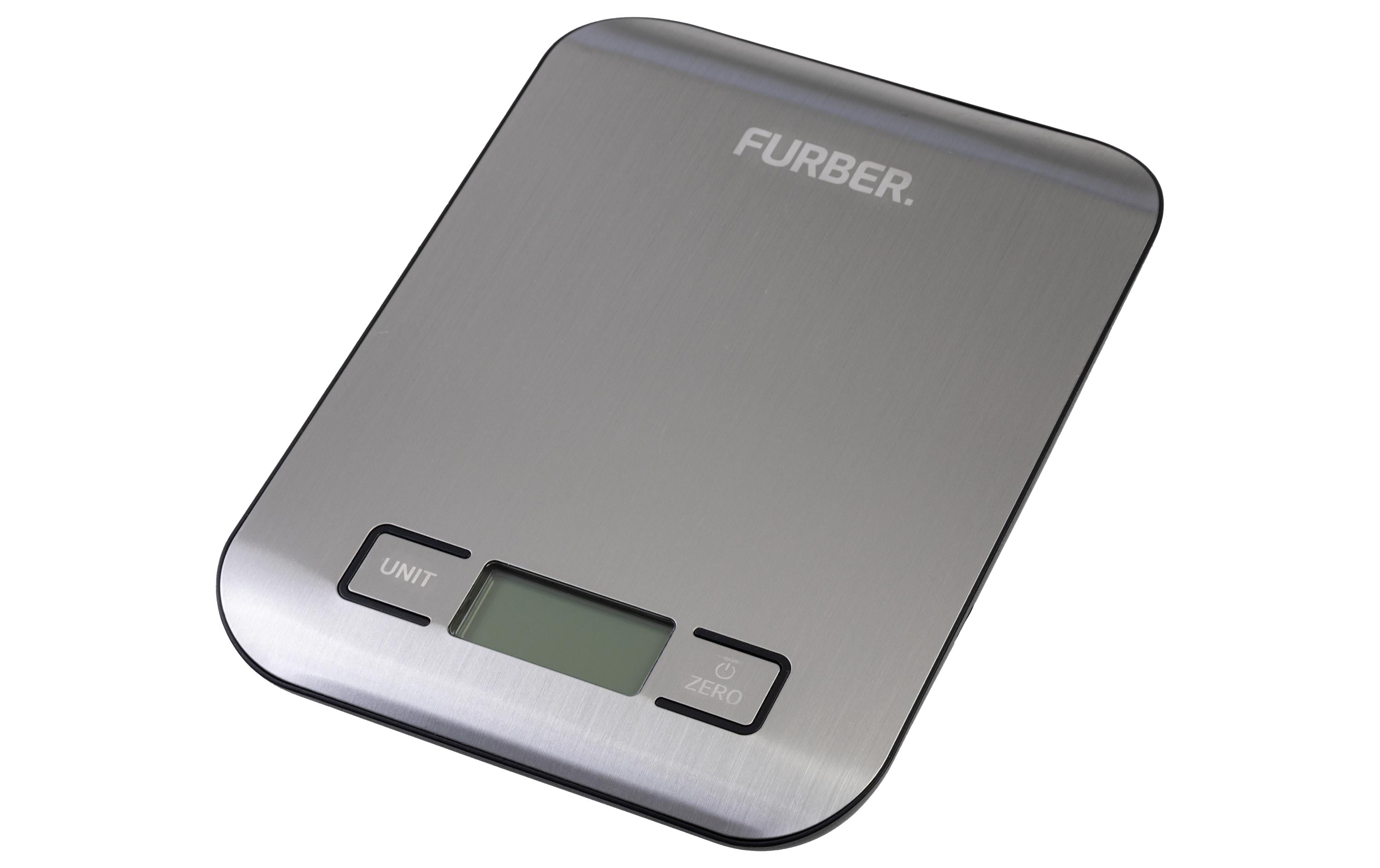 FURBER Küchenwaage USB Silber