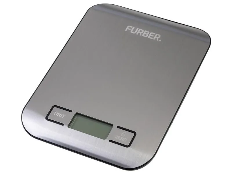 FURBER Küchenwaage USB Silber FURBER Küchenwaage USB Silber