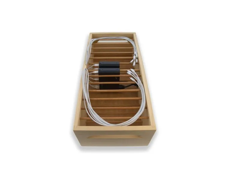 LMP LaptopBox 12-500 Schweizer Fichtenholz, 12x USB-C