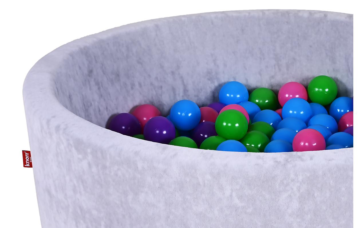 Knorrtoys Bällebad Soft – Grey 300 balls softcolor