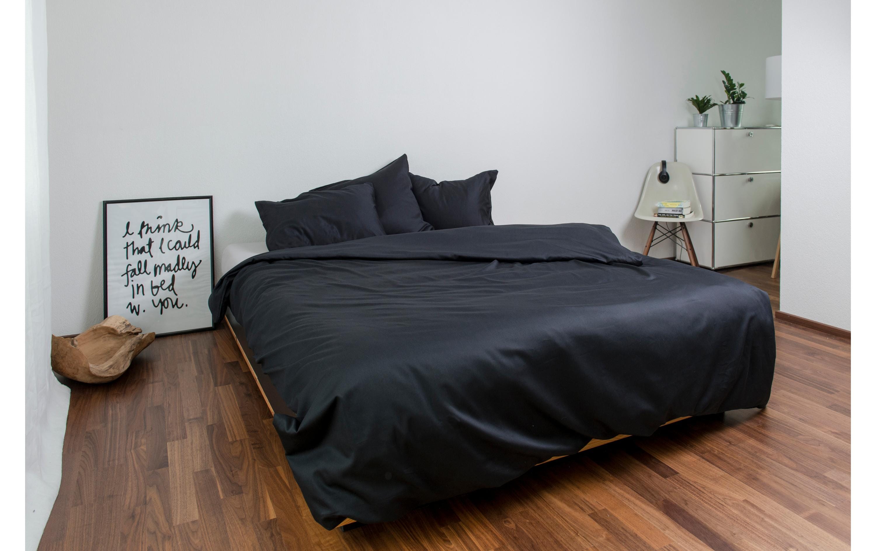 Nobilium Kopfkissenbezug Oni 50 x 70 cm, Anthrazit