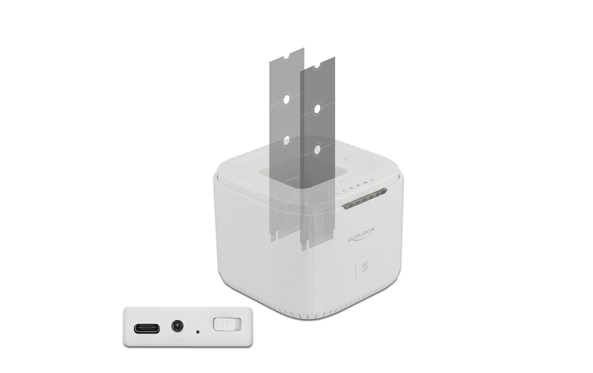 Delock Dockingsstation M.2 NVME SSD Klon Station Delock Dockingsstation M.2 NVME SSD Klon Station
