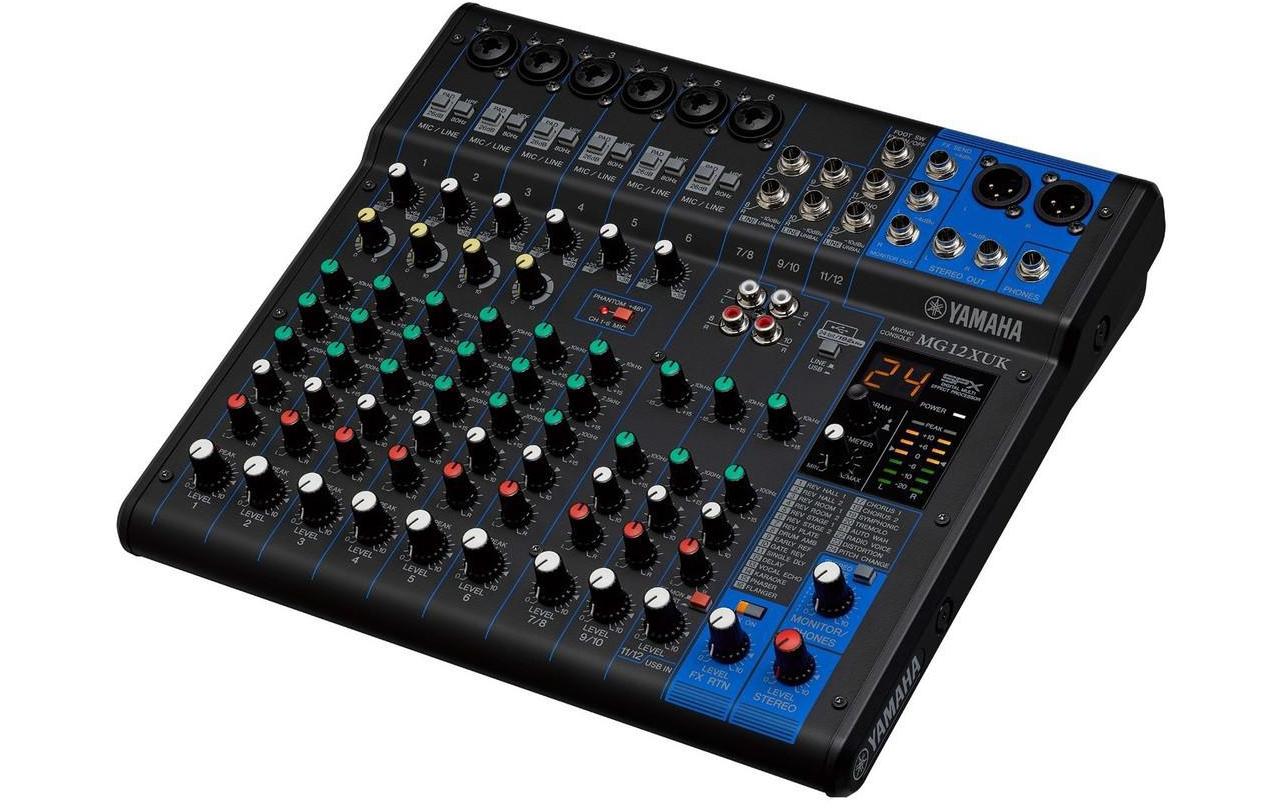 Yamaha Mischpult MG12XUK - 12-Kanal, analog Yamaha Mischpult MG12XUK - 12-Kanal, analog