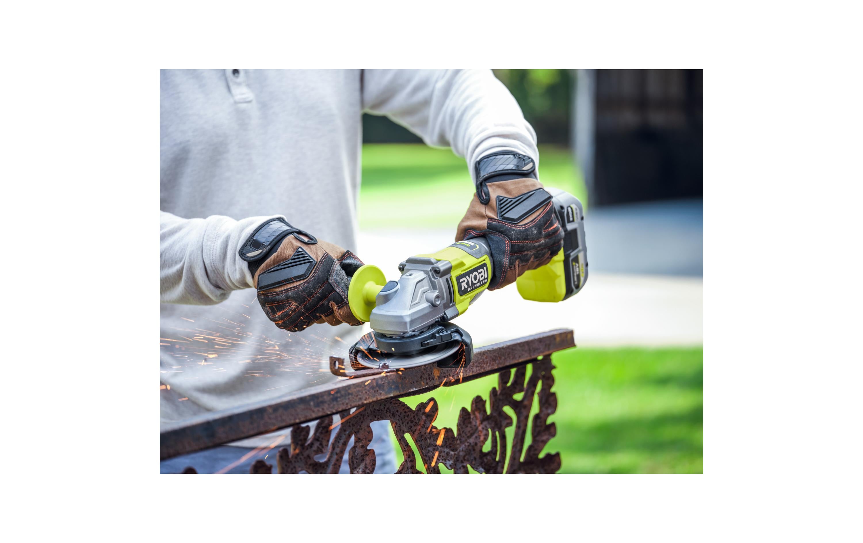 RYOBI Akku-Winkelschleifer RAG18BL-0