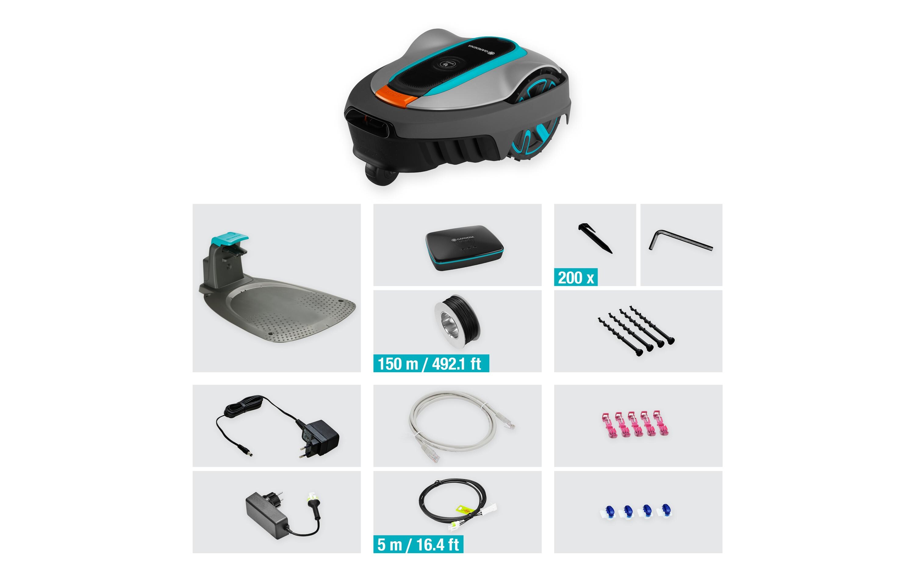 GARDENA Mähroboter smart SILENO city 400 400 m²