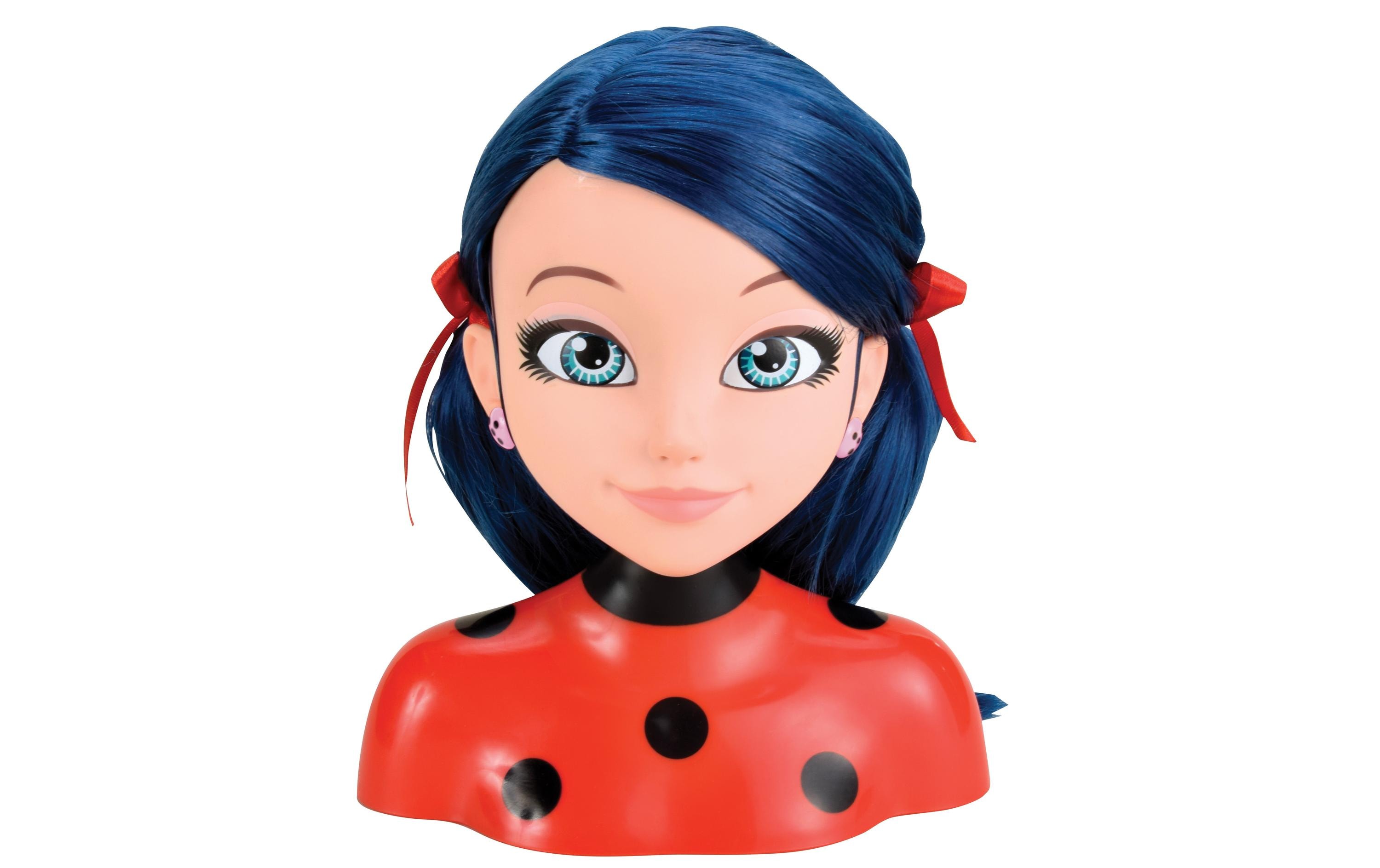 BANDAI Beauty Miraculous Deluxe Frisierkopf Ladybug Set BANDAI Beauty Miraculous Deluxe Frisierkopf Ladybug Set