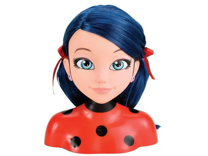 BANDAI Beauty Miraculous Deluxe Frisierkopf Ladybug Set