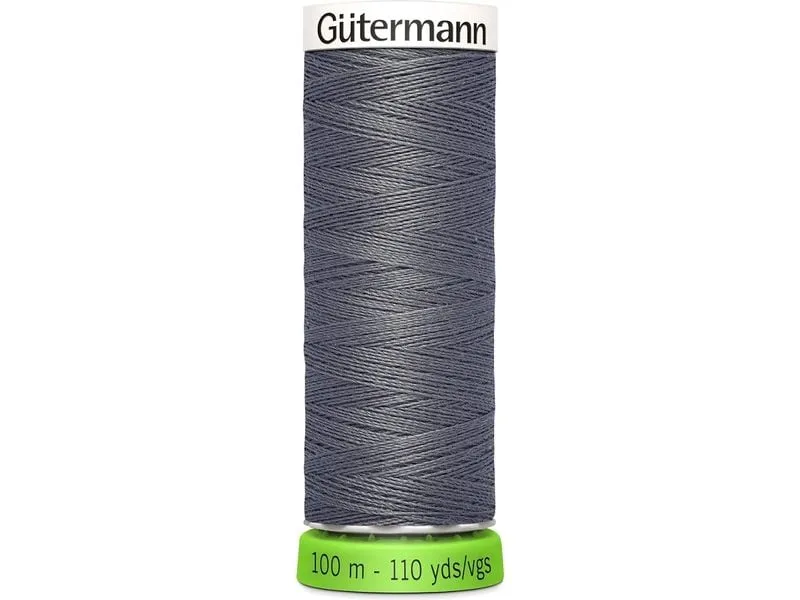 Gütermann Näh- und Stickgarn Allesnäher rPET 100 m Grau Gütermann Näh- und Stickgarn Allesnäher rPET 100 m Grau