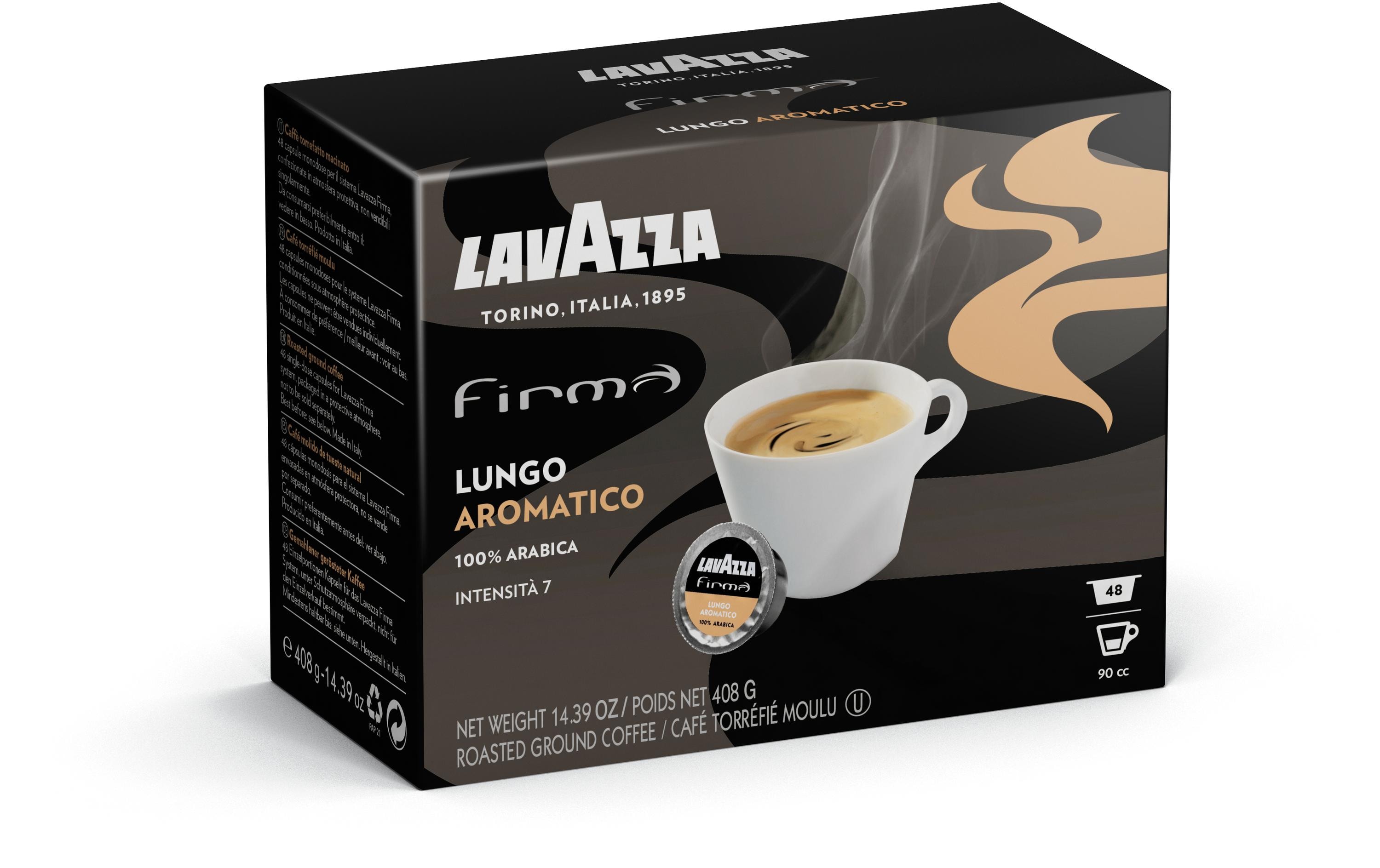 Lavazza Kaffeekapseln Firma Lungo Aromatico 48 Stück