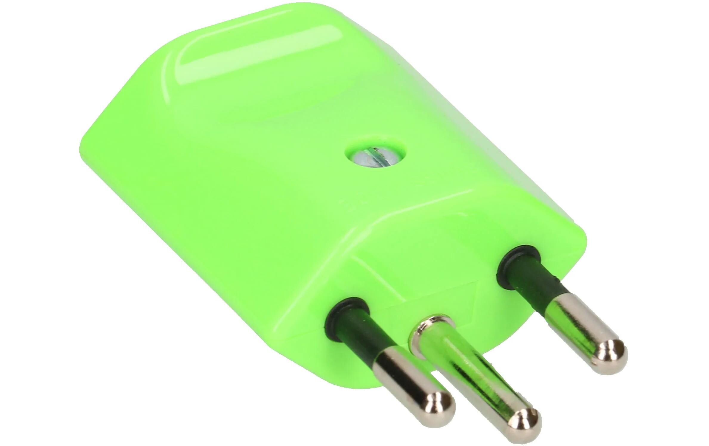 Max Hauri Stecker Typ 12, 3-polig Grün