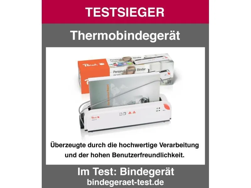 Peach Thermobindegerät PB200-70 300 Seiten Peach Thermobindegerät PB200-70 300 Seiten