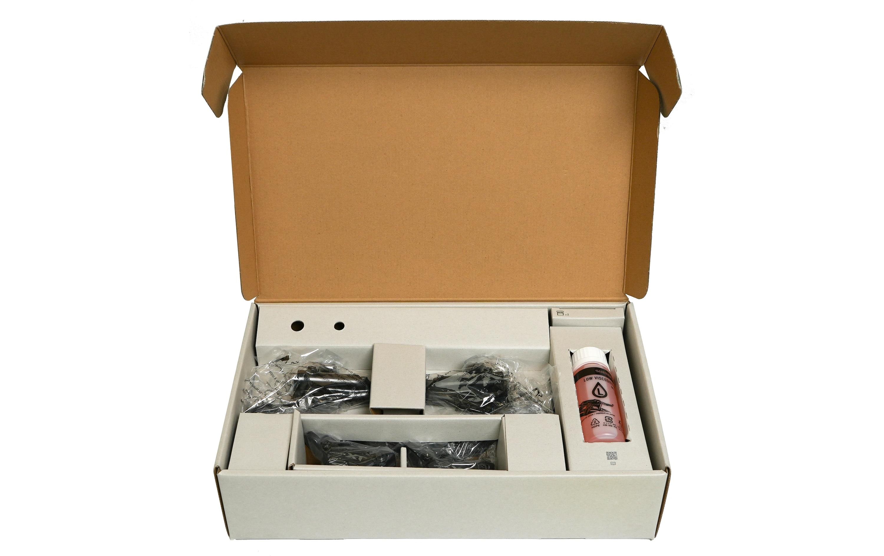 Shimano Scheibenbremsen-Set XT BR-M8220 mit BL-M8200 Upgrade Kit