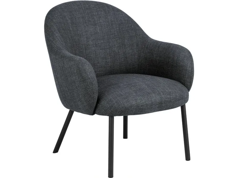 AC Design Sessel Spencer Polyurethan (PU)/Stahl, Dunkelgrau AC Design Sessel Spencer Polyurethan (PU)/Stahl, Dunkelgrau