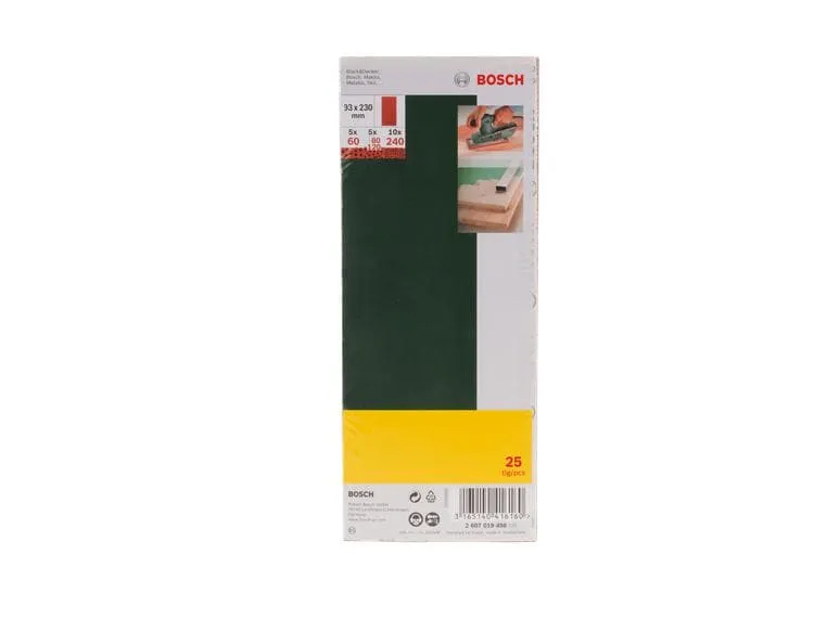 Bosch 25-teiliger Schleifblatt-Set Bosch 25-teiliger Schleifblatt-Set