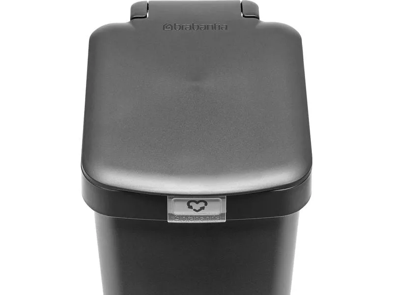 Brabantia Recyclingbehälter StepUp 10 l, Dunkelgrau Brabantia Recyclingbehälter StepUp 10 l, Dunkelgrau