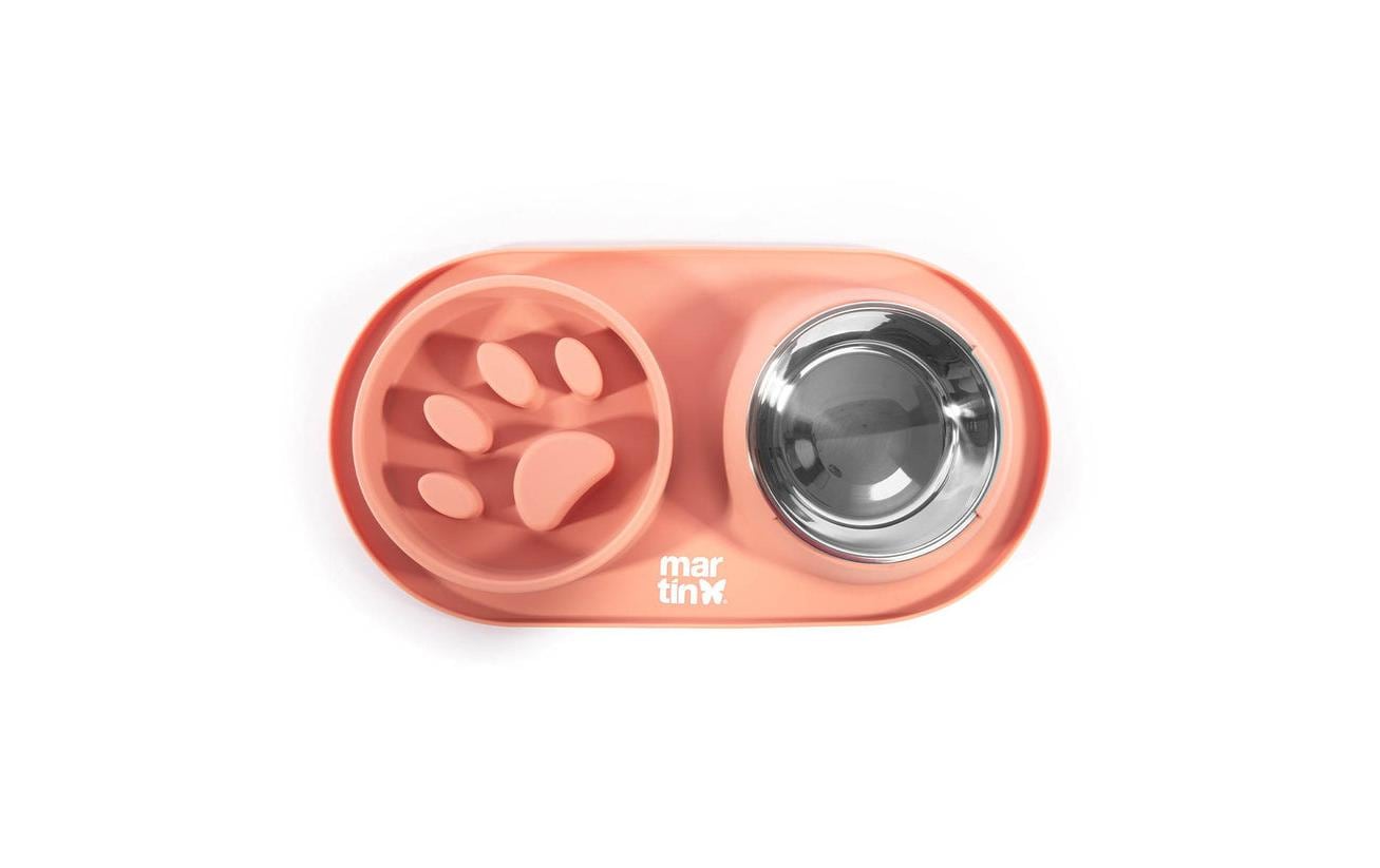 Martin Sellier Doppelnapf Slowfeeder Rosa Martin Sellier Doppelnapf Slowfeeder Rosa