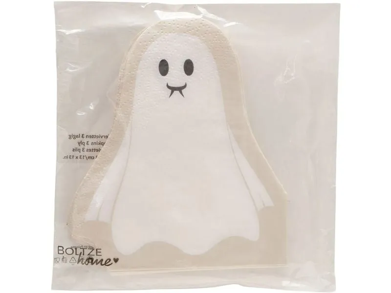 Boltze Servietten Ghostie 12 Stück, 13 x 15 cm Boltze Servietten Ghostie 12 Stück, 13 x 15 cm