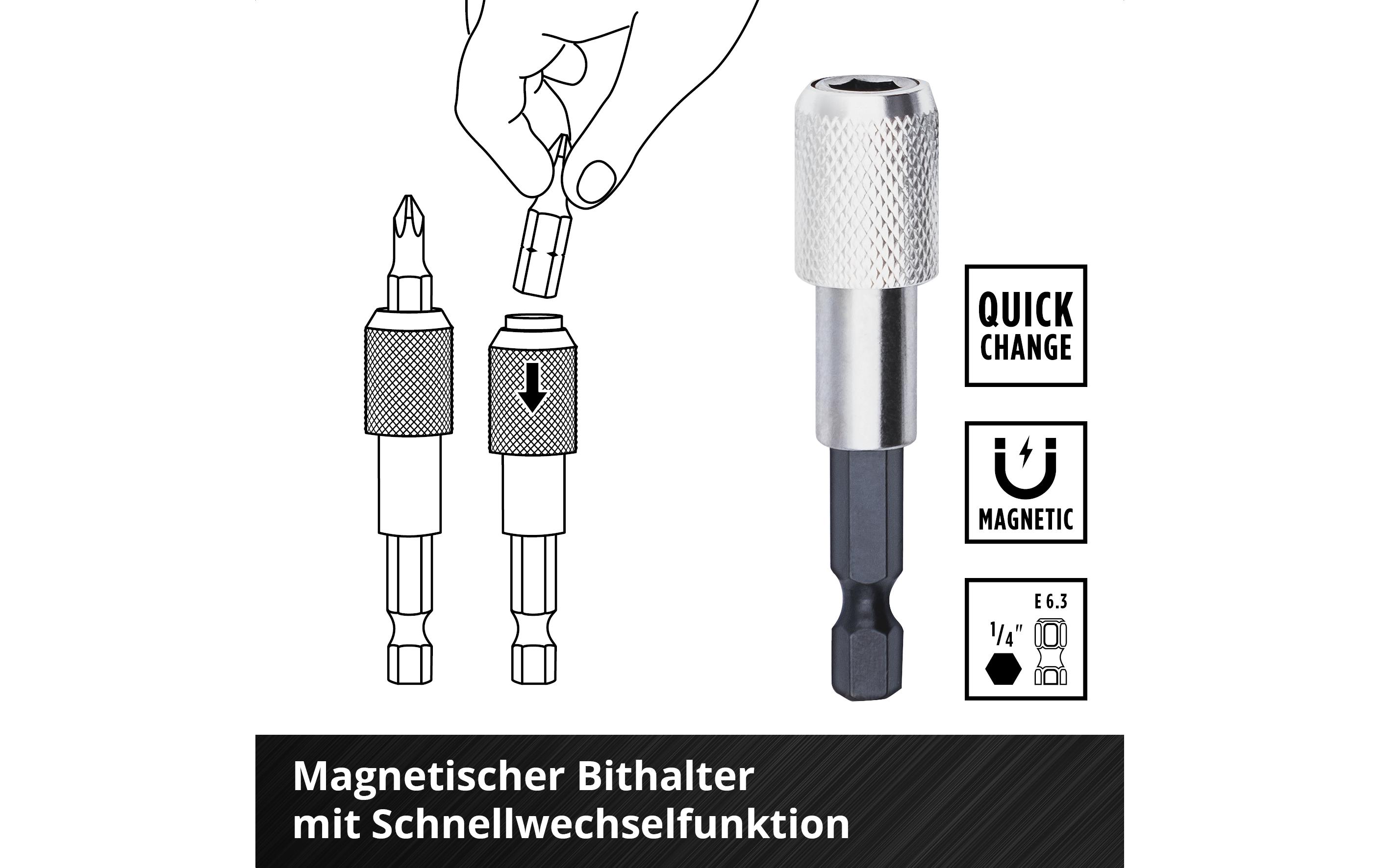 Einhell Bit-Set XL-CASE Kassette 95tlg LS