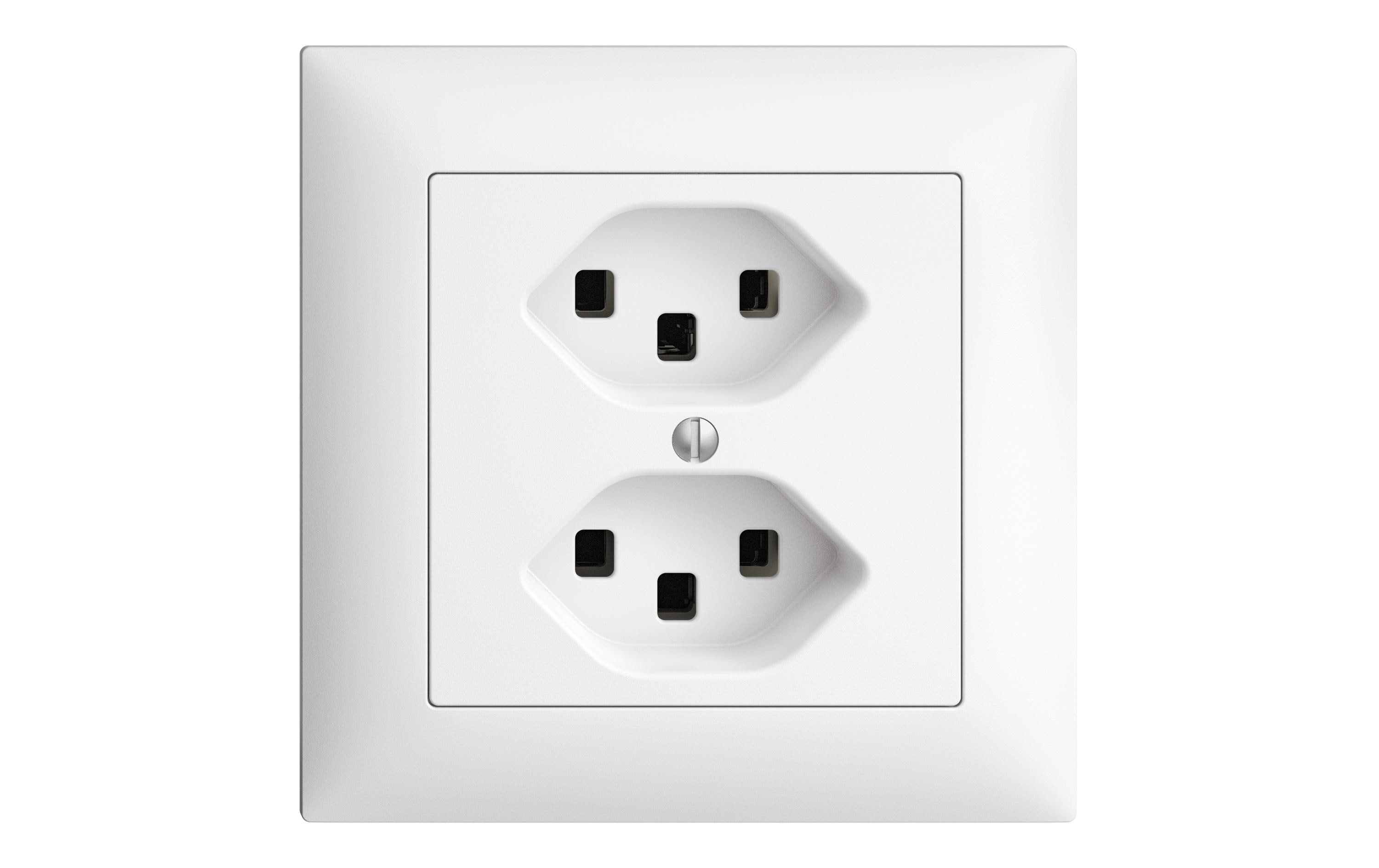 Feller EDIZIOdue UP-Steckdosen 2x T23