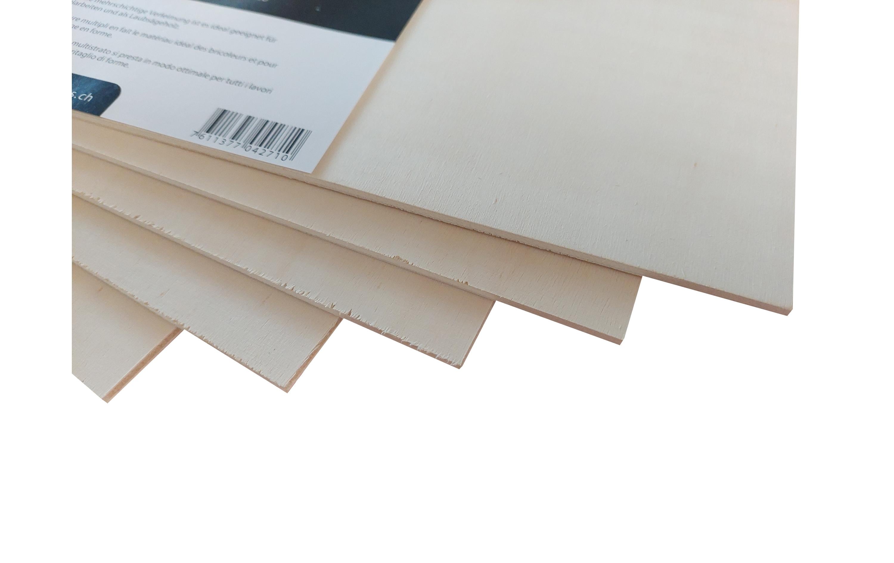 Holz Zollhaus Sperrholz zum Basteln 5 Stück, A2