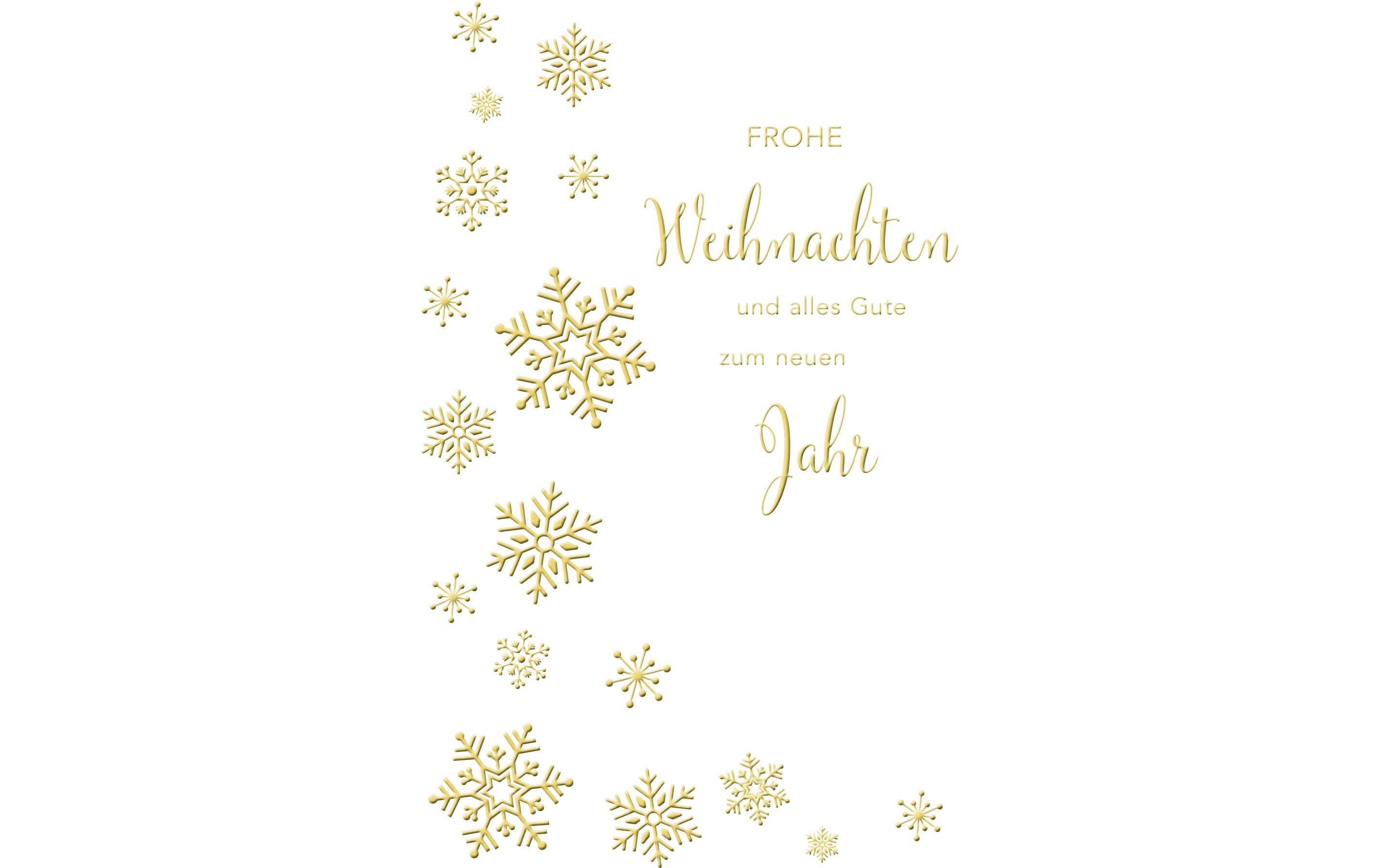 ABC Weihnachtskarte Frohe Weihnachten B6