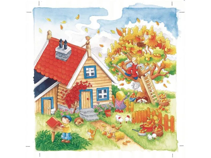 Goki Holzpuzzle Schichtenpuzzle Jahreszeiten Goki Holzpuzzle Schichtenpuzzle Jahreszeiten