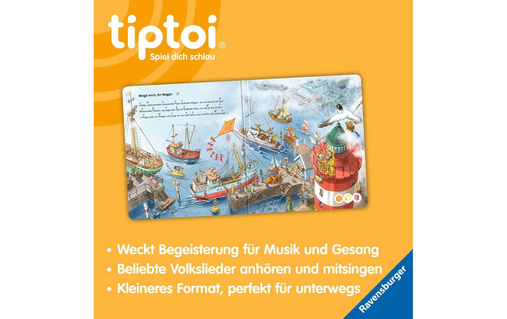 tiptoi Lernbuch Die schönsten Lieder für unterwegs Lernbuch