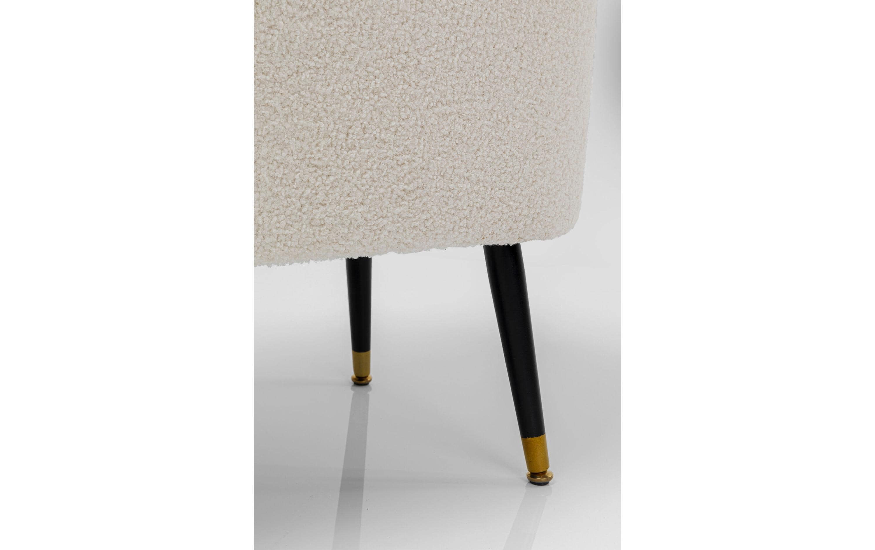 Kare Sitztruhe Rico 109 cm, Weiss