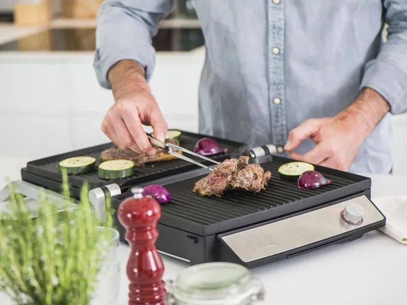FRITEL GrillTastic GR3495 Aluminium-Druckguss 1600 W Schwarz FRITEL GrillTastic GR3495 Aluminium-Druckguss 1600 W Schwarz
