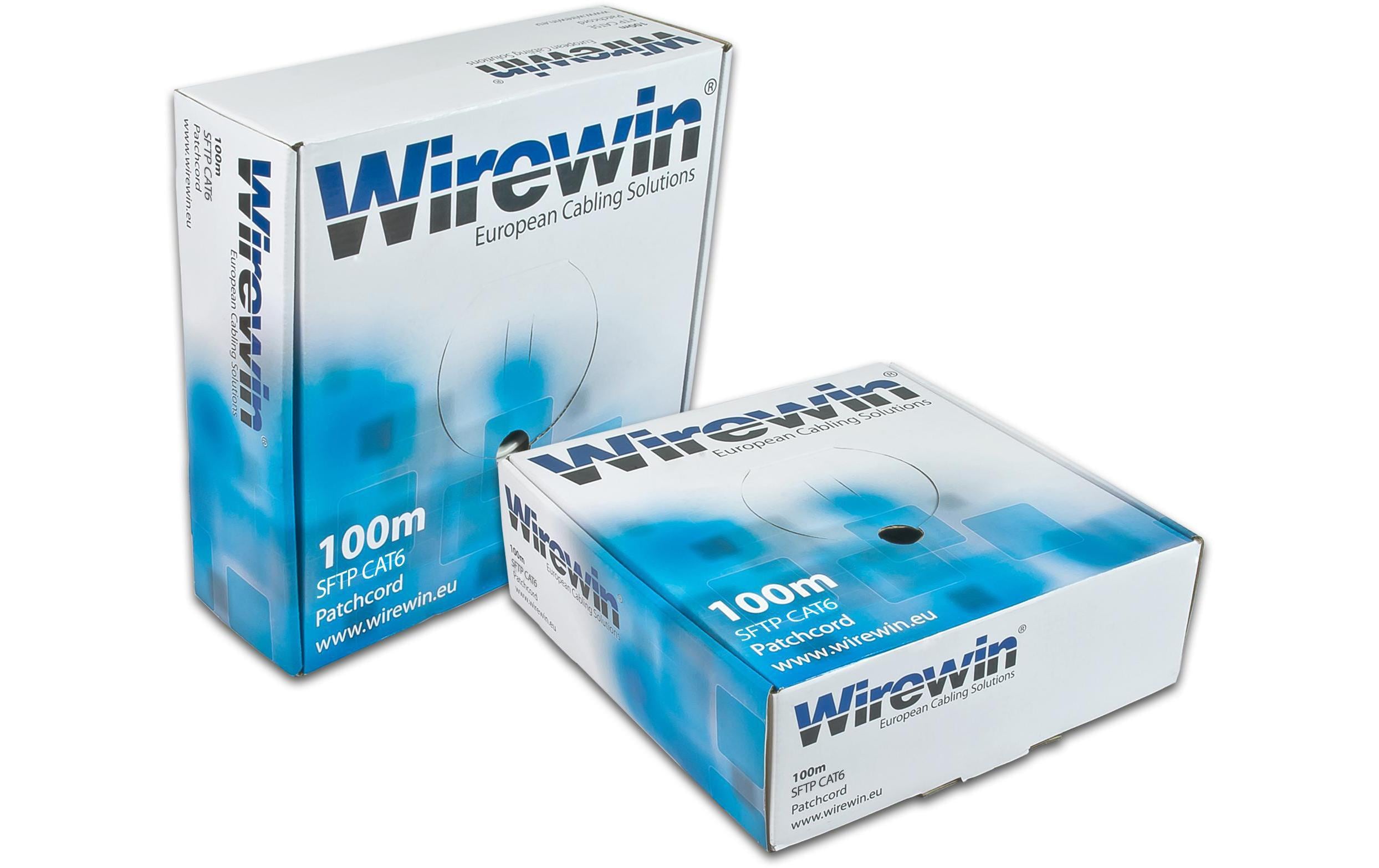 Wirewin Rangierkabel VKBOX KAT6 PATCH Cat 6, S/FTP, 100 m, Grau
