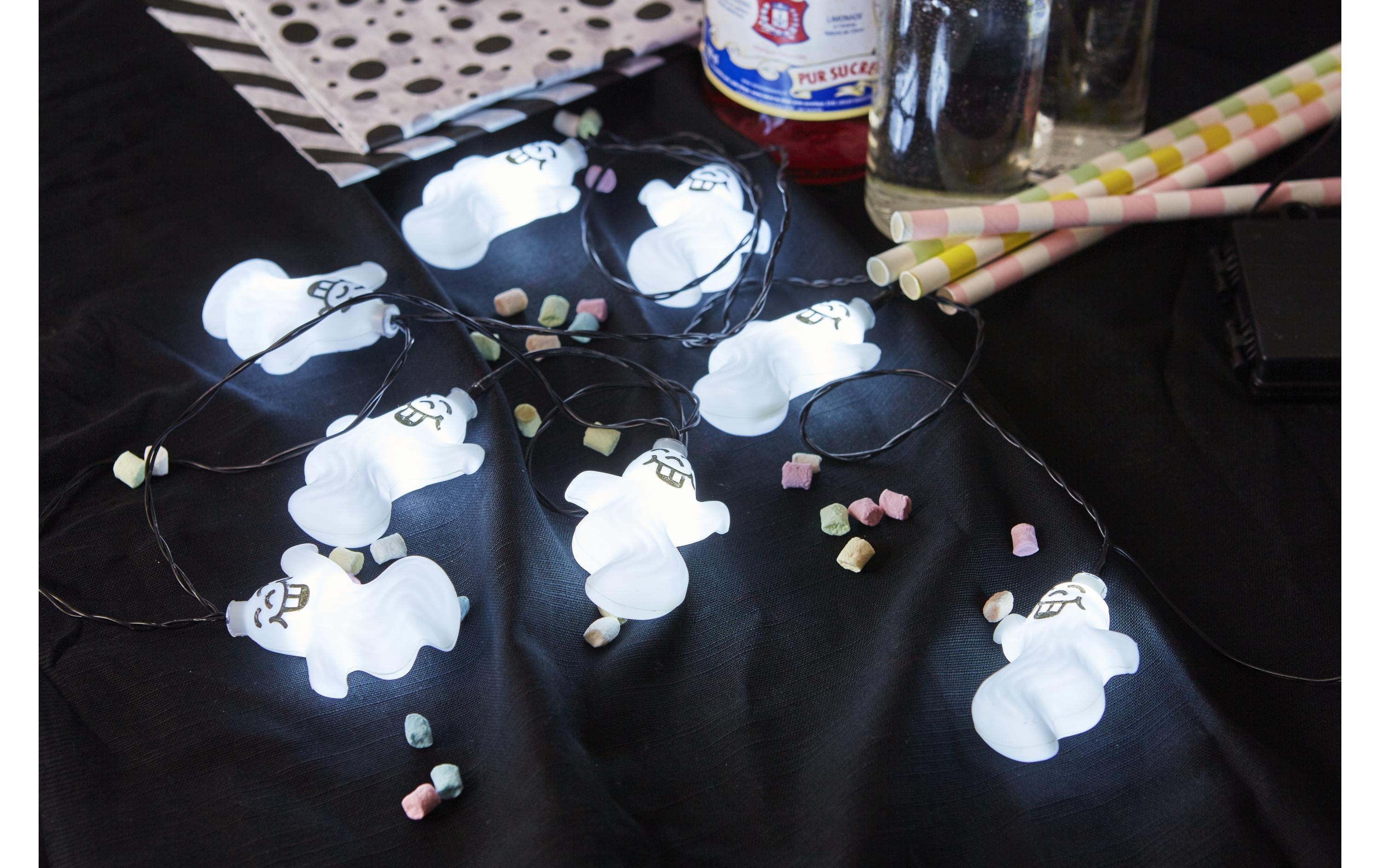 Star Trading Lichterkette Halloween Ghosts 210 cm, Weiss Star Trading Lichterkette Halloween Ghosts 210 cm, Weiss