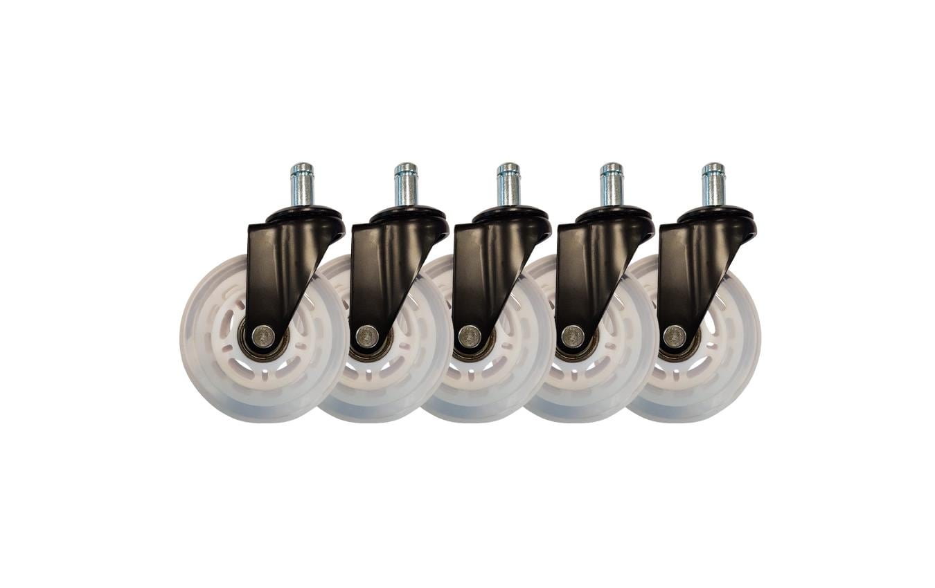 LC-Power Gaming Stuhlrollen 5er Set Weiss LC-Power Gaming Stuhlrollen 5er Set Weiss