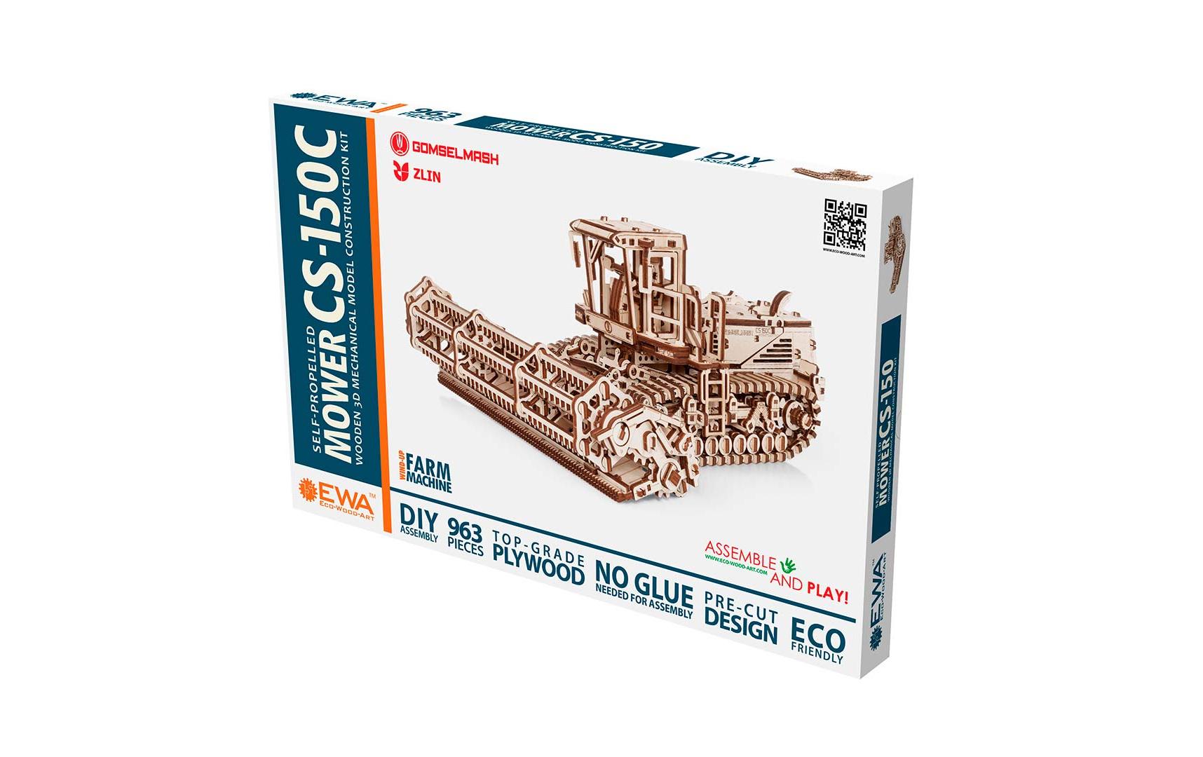 Eco-Wood-Art Bausatz Mähdrescher CS-150C