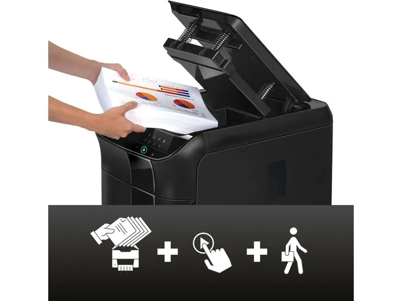Fellowes Aktenvernichter AutoMax 550C P-4, 550 Seiten Fellowes Aktenvernichter AutoMax 550C P-4, 550 Seiten