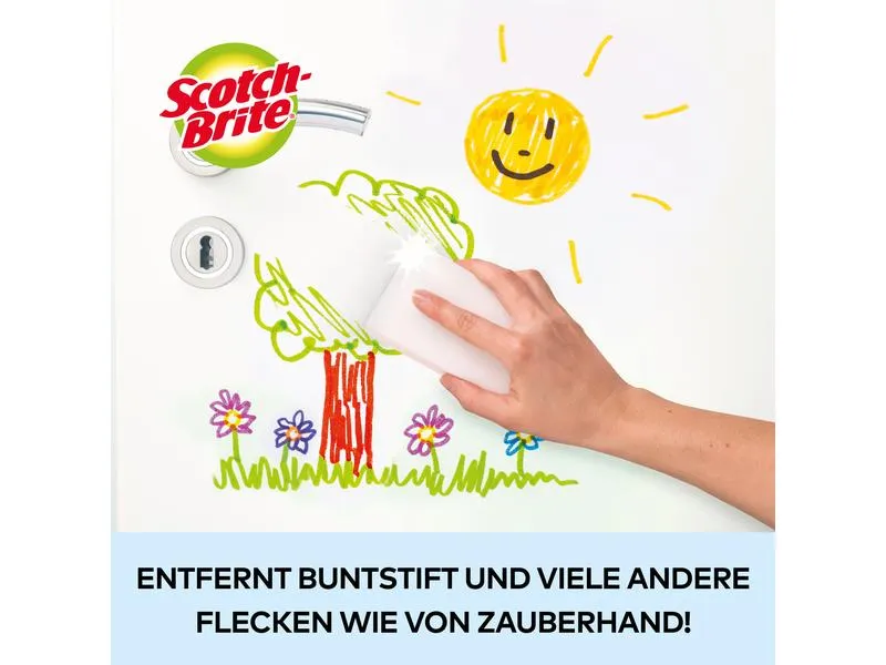 Scotch-Brite Flecken-Radierer Scotch-Brite 6 Stück