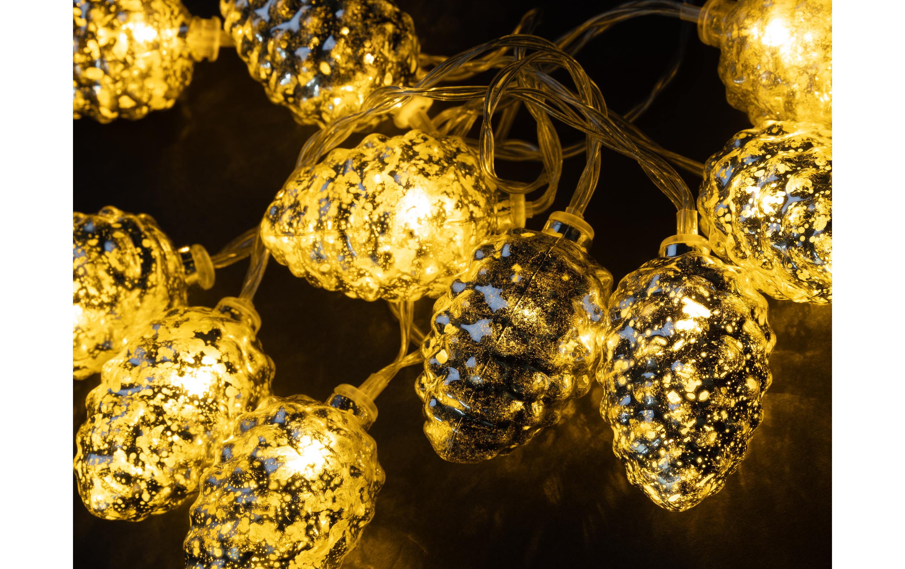 COCON LED-Lichterkette Tannenzapfen, 135 cm