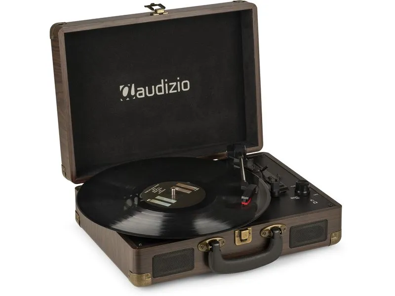 Audizio Plattenspieler RP114 Dunkelbraun Audizio Plattenspieler RP114 Dunkelbraun