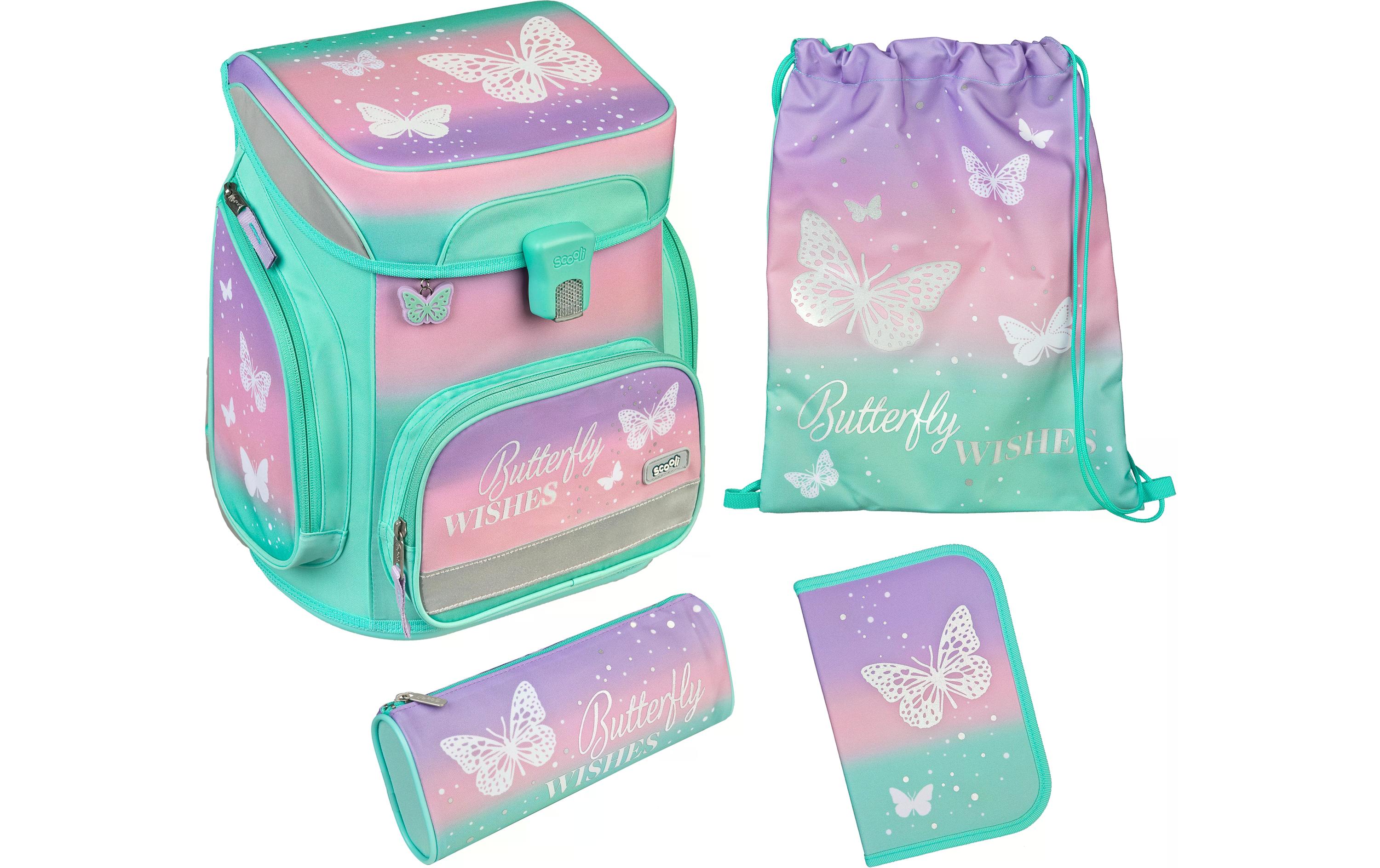 Scooli Schulthek-Set Schmetterling 5-teilig Scooli Schulthek-Set Schmetterling 5-teilig