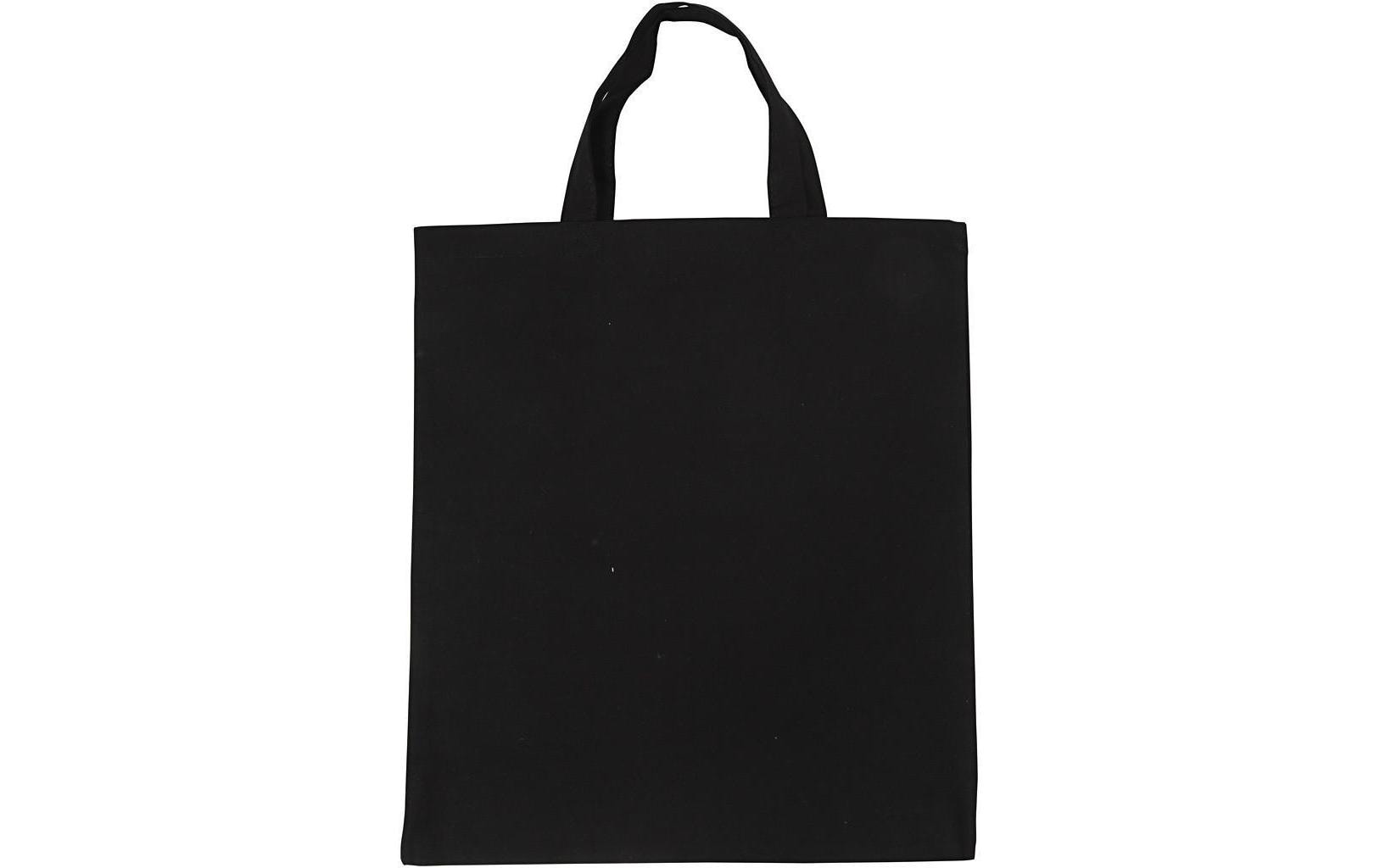 Creativ Company Stofftasche 38 x 42 cm Baumwolle, Schwarz Creativ Company Stofftasche 38 x 42 cm Baumwolle, Schwarz