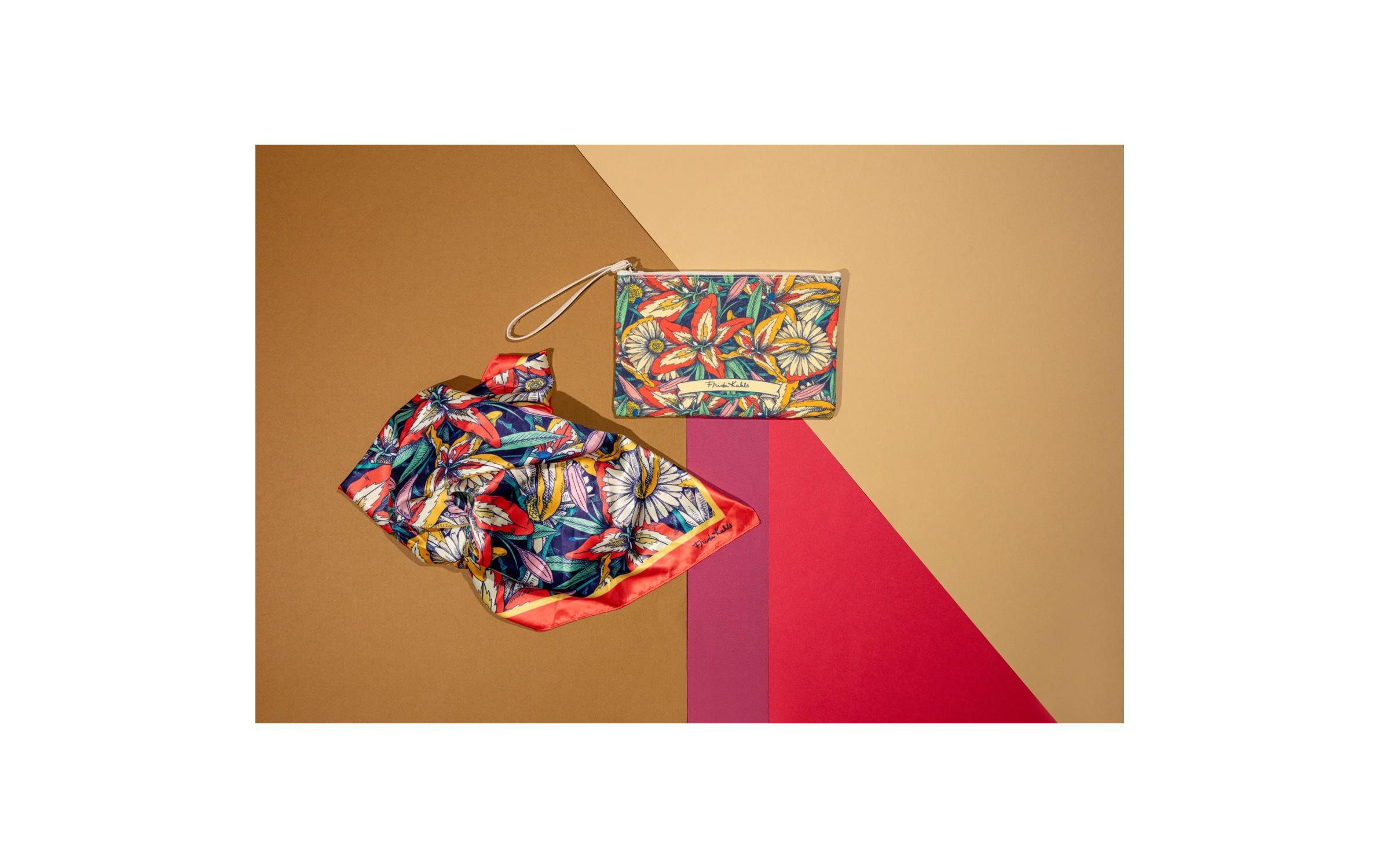 Clairefontaine Accessoires-Tasche Frida Kahlo Mehrfarbig