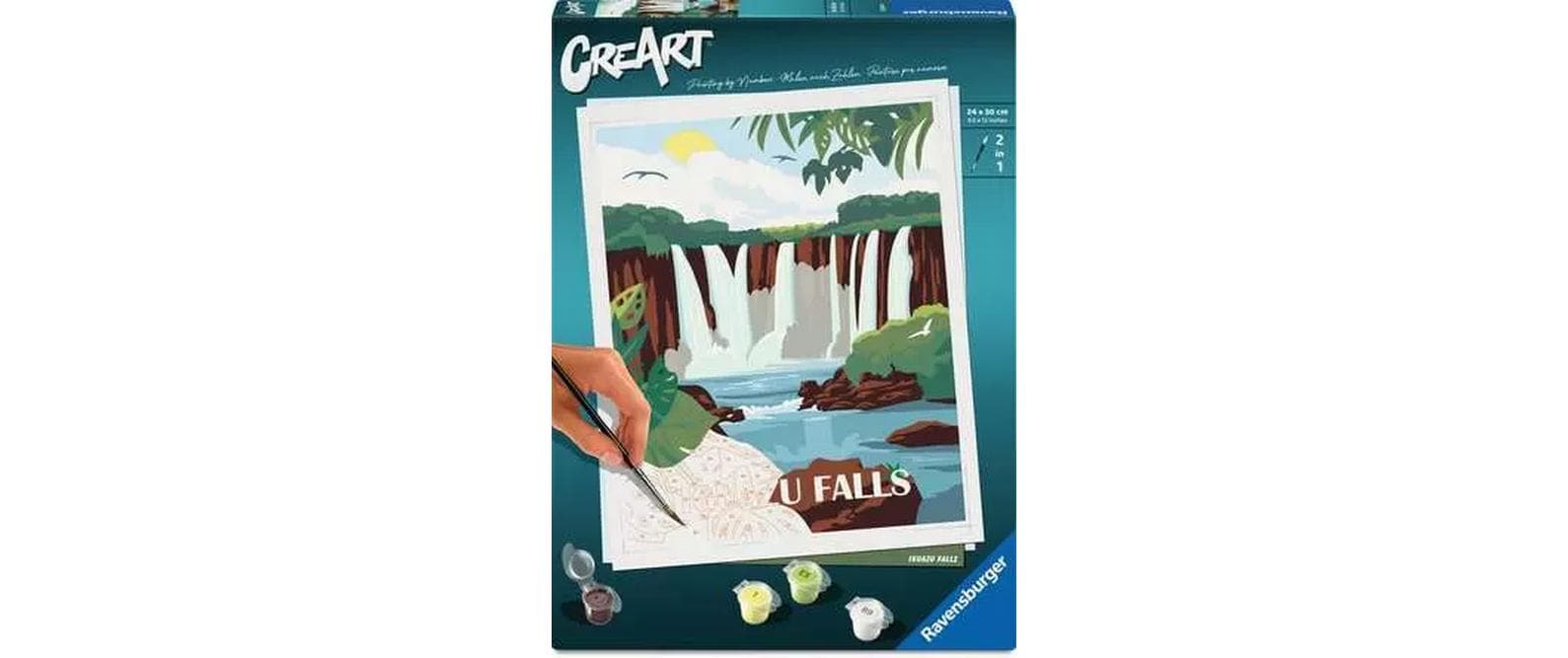 Ravensburger Malen nach Zahlen CreArt – Iguazu Wasserfälle Ravensburger Malen nach Zahlen CreArt – Iguazu Wasserfälle