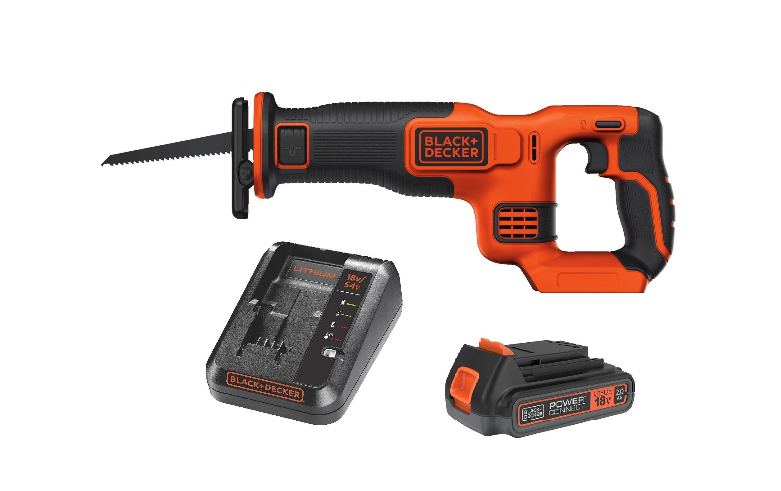 BLACK+DECKER Akku-Säbelsäge BDCR18 Kit 18 V