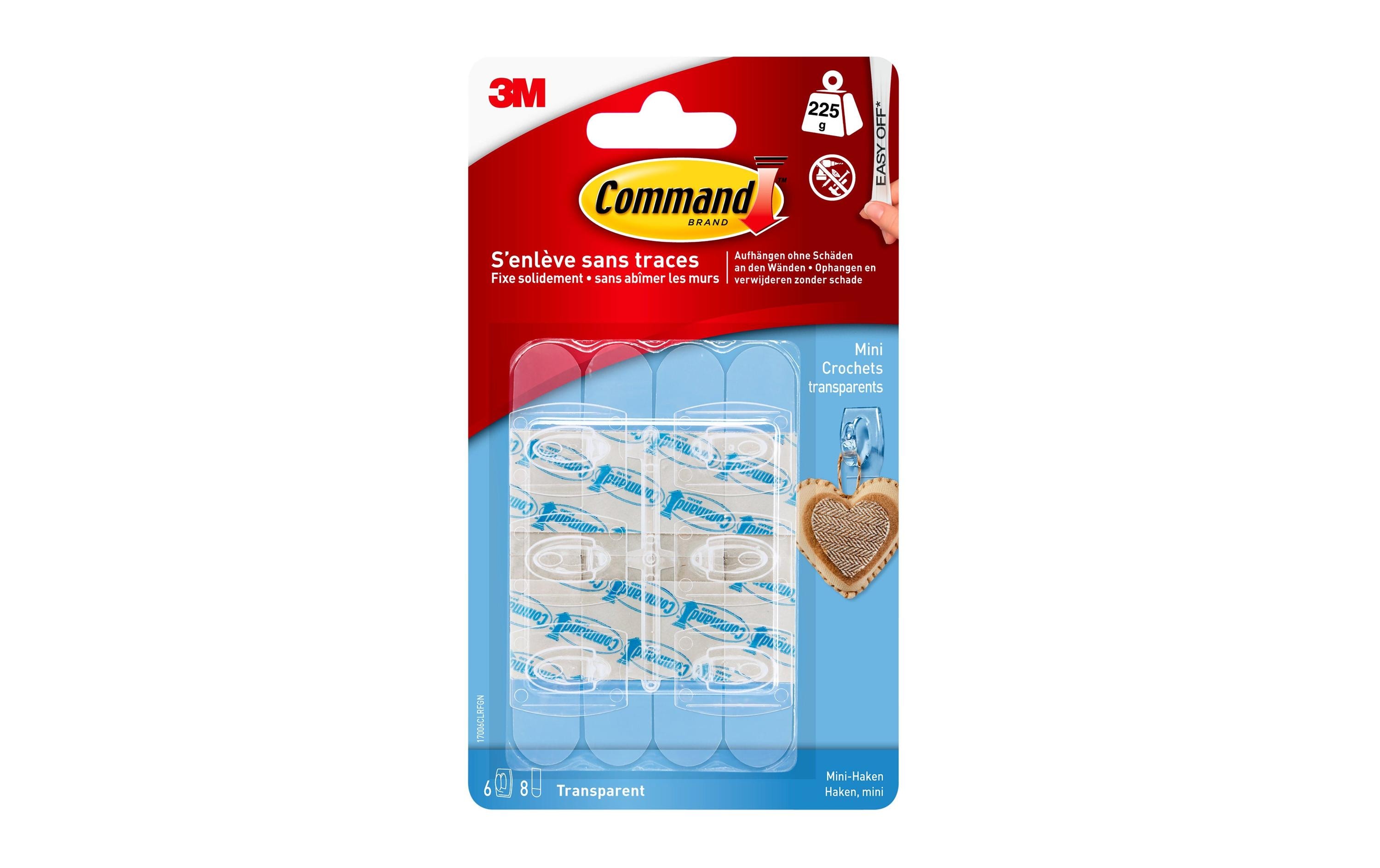 Command Haken Command S Mini Transparent, 0.22 kg Command Haken Command S Mini Transparent, 0.22 kg