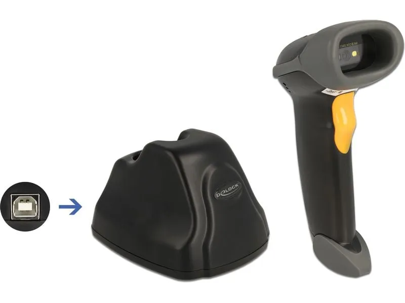 Delock Barcode Scanner 90550 2.4 GHz 1D/2D Delock Barcode Scanner 90550 2.4 GHz 1D/2D