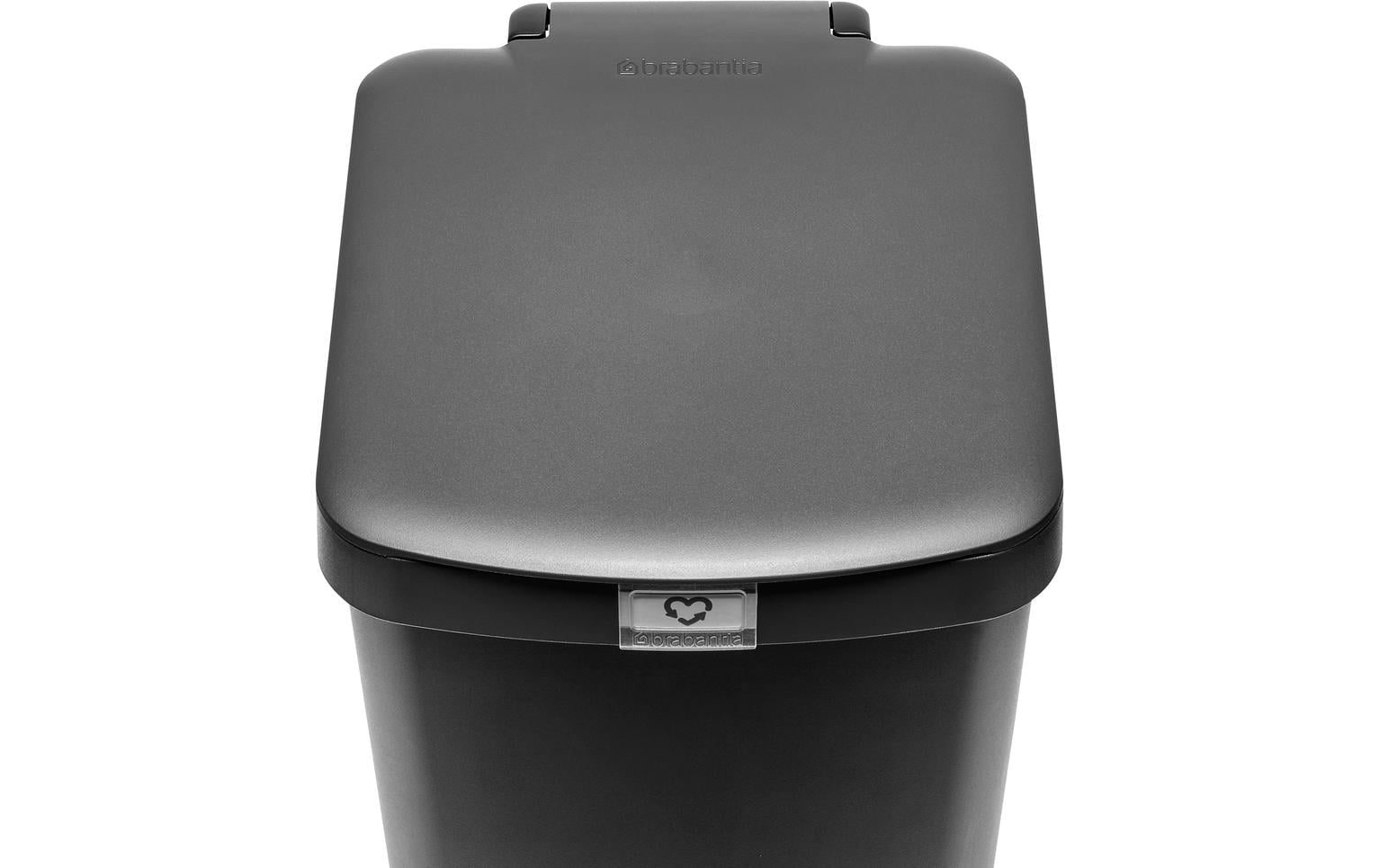 Brabantia Recyclingbehälter StepUp 25 l, Dunkelgrau