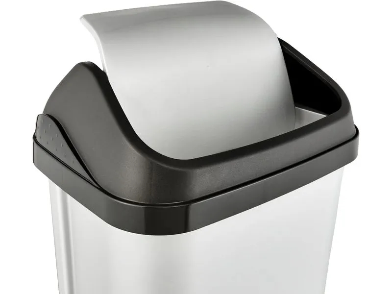 keeeper Abfalleimer Swantje 25 l, Schwingdeckel, light silver keeeper Abfalleimer Swantje 25 l, Schwingdeckel, light silver