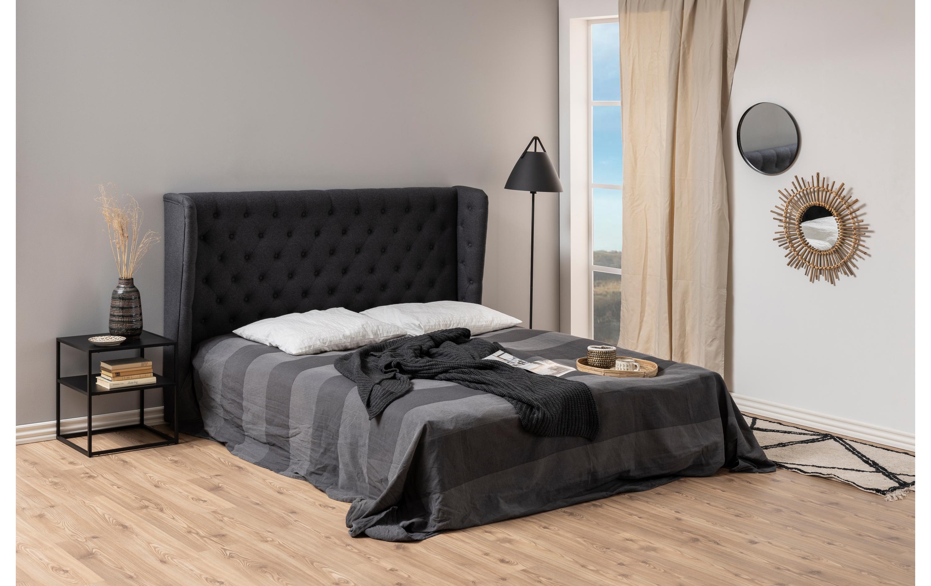 AC Design Beistelltisch Newton 45 x 40 x 50,5 cm, Schwarz